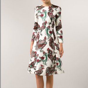 ROCHAS rooster dress